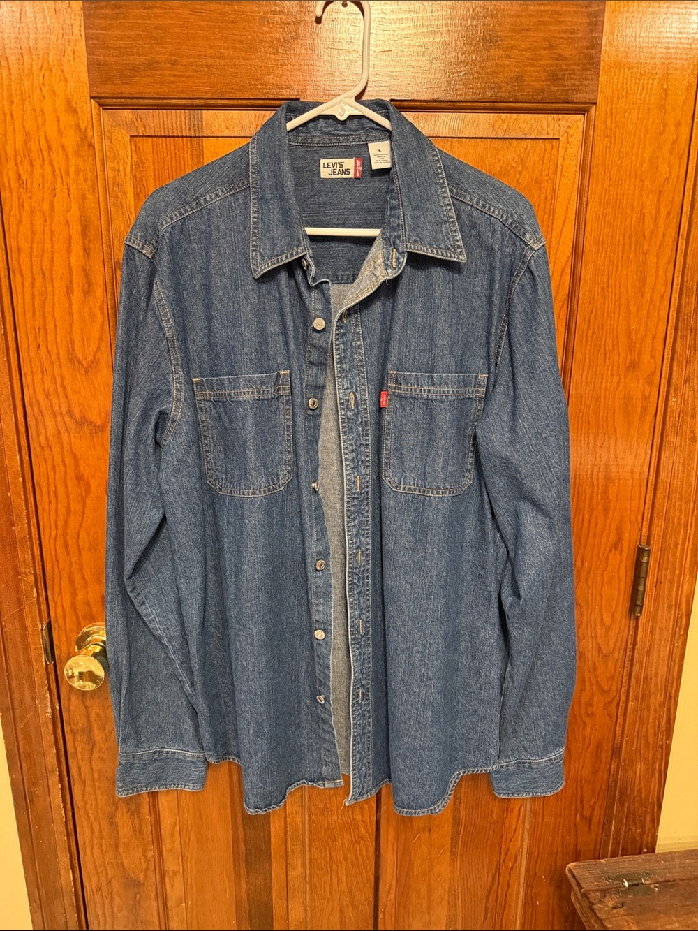 Levi's Men's Dark Blue Denim Shirt Jacket